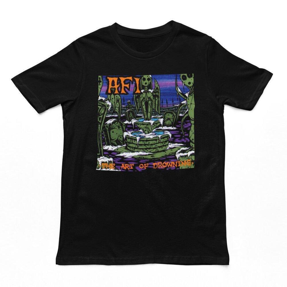 Afi Art Of Drowning Mens T Shirt Black